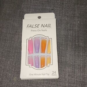 False Nail Muti colors Press on